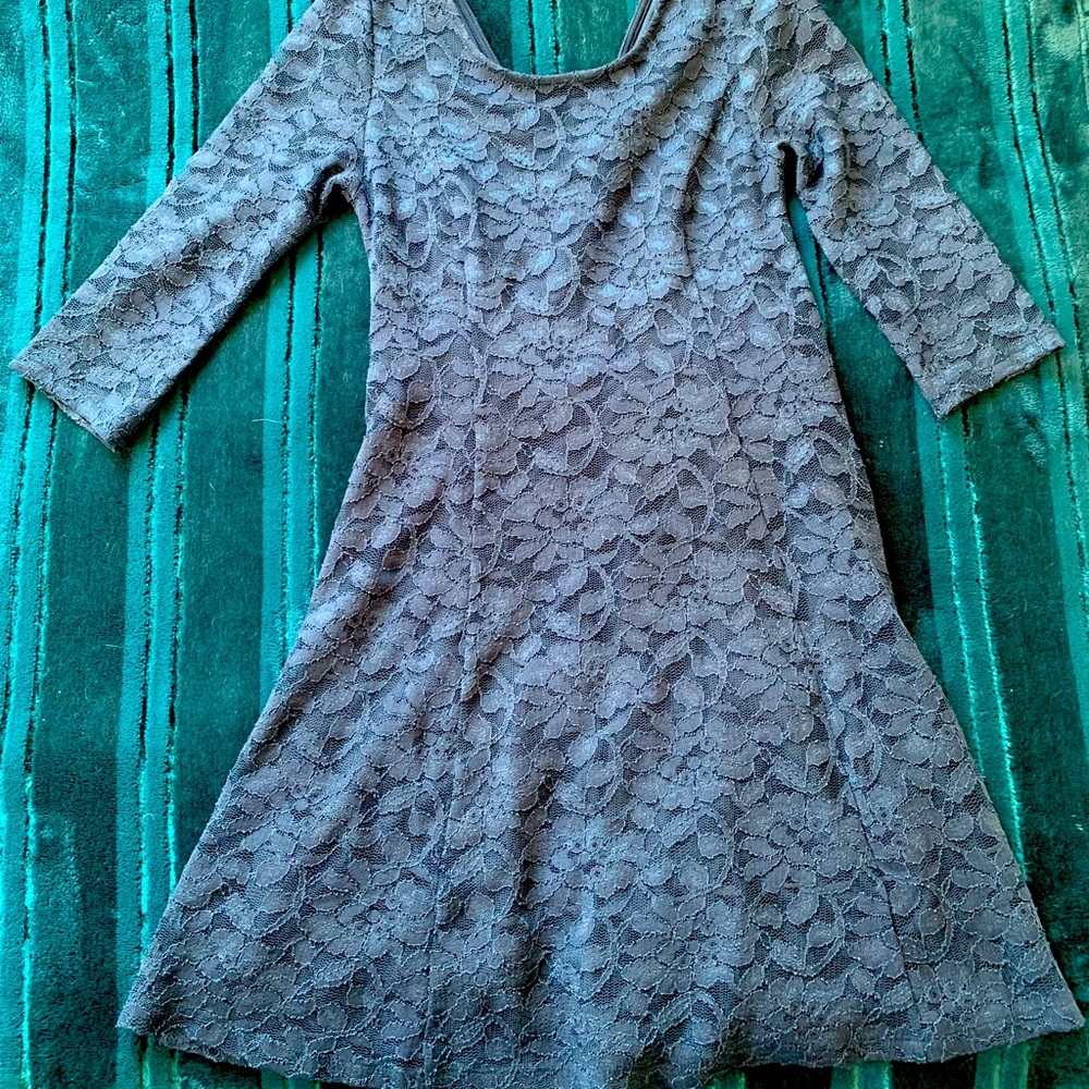 XS LUSH dress dark teal dress